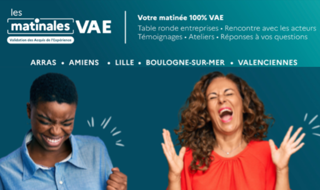 TP NATIO – Événements « Les Matinales VAE » – Transitions Pro Hauts-de-France
